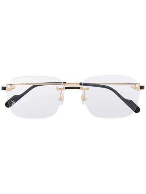 buy cartier glasses online|cartier rimless glasses frames.